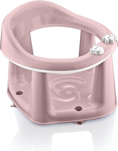 Pink baby bath seat - bath,