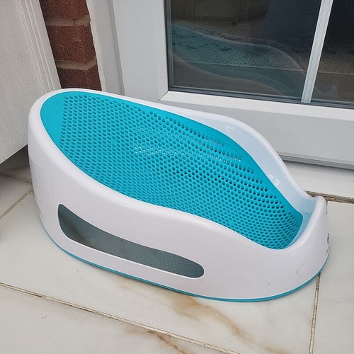 Baby bath seat white - seat, blue
